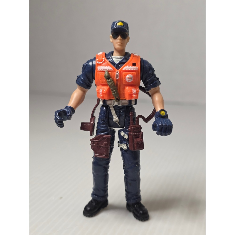 Chap Mei Action Figure 4 Inch Blue Orange Good Military Soldier Toy